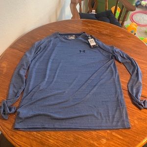 Blue Under Armour Long Sleeve(Heat Gear)
